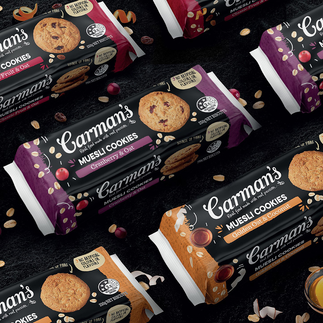 Carman's Muesli Cookies